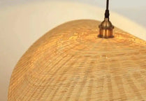 Bamboo Lamp Pendant Lights Teahouse Home Decor Rattan Lighting Pendant Rattan Art Chandelier LED Bamboo Pendant Light